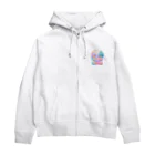 sow700の可愛いカラフルスカルグッズ Zip Hoodie