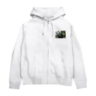 ビッグスマイルライフの黄色い消防車 Zip Hoodie