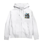 the blue seasonの松井 美穂（まつい みほ） Zip Hoodie