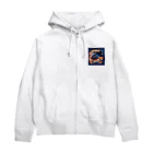 Lock-onの未来の乗り物　06 Zip Hoodie