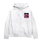 teru8376のピンクサファイア Zip Hoodie