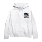 samurai-isの天に昇る猫 Zip Hoodie