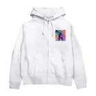 でおきしりぼ子の実験室の少女 Zip Hoodie