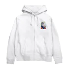 花姫の創造的宝庫の花子の休息 Zip Hoodie