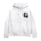 infinexus_dsgnのmonochrome woman Zip Hoodie