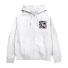 デイリーニューアイテムストアの少しだけ可愛いワニさん Zip Hoodie