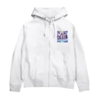 anazawaの白き翼、黒き翼。その手に抱くは愛しの君! Zip Hoodie