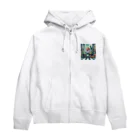 active-msk2のアーバンジャングルのリーダー Zip Hoodie