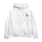 kohei_web_storeのワーミーと豆の木マッチ３グッズ　(Warmmy & the BeansNumber Merchandise) Zip Hoodie