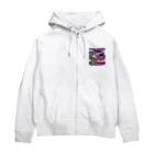 Kumamanのオーロラシルク Zip Hoodie