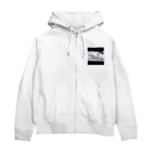 Zeceの冬の鳥 Zip Hoodie