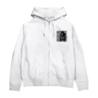 MOnaの渋い 侍 Zip Hoodie