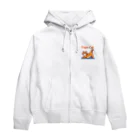 bravoadのヨガで猫のポーズ Zip Hoodie