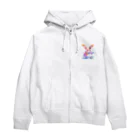 凜's グッズショップの雪うさぎちゃんグッズ Zip Hoodie