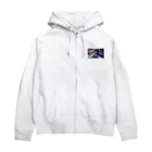 カズの「星屑の舞う森の守り手」 Zip Hoodie