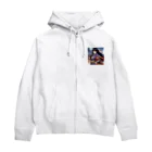 the blue seasonの亀田美恵 Zip Hoodie