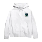 【公式】金運アップのBrilliant Futureのサイバーパンクの世界 Zip Hoodie