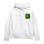 Nihon-Zeppinの健康運‐辰ノ子‐幸運ドット絵コレクション Zip Hoodie