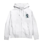 TABO1192のトイプードルのひかるくん(シンプルバージョン) Zip Hoodie