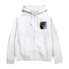 Animal_murmurのゴリラ呟き Zip Hoodie