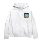 yusuke.shop1のかわいいおばけ Zip Hoodie