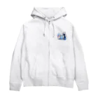 3tomo6's shopのラブラドルレトリバー 3兄弟 Zip Hoodie