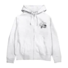 ·̩͙꒰ঌ🌸みそら🌸໒꒱·̩͙のウルフ桜バック Zip Hoodie