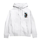 hekikiの旅立つ宇宙猫 Zip Hoodie