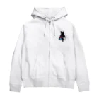 Parallel_merchの買い物をする黒猫BIBI Zip Hoodie