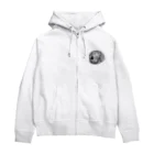 カール亭のプードル  ワンさん　ぐるぐる Zip Hoodie