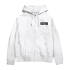 QUQU_WORKSのカワアソビ リバーライフ 川遊び カヌー カヤック 釣り ブラック Zip Hoodie