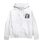 ANTARESのシバ兄弟 Zip Hoodie