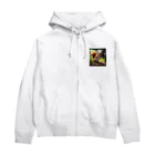 taki・ショップのリス Zip Hoodie