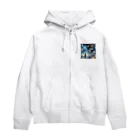 yumeの幻想的な夜空を仰ぐ、夢見る少女 Zip Hoodie