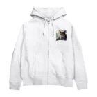 ブリティッシュショップのほほえみブリティッシュ Zip Hoodie