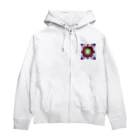 yukurujoのカラフル１０ Zip Hoodie