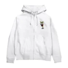 もっちーもちもちのカンカンカン踏切 Zip Hoodie