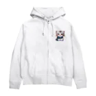 あにまるずのほわいとたいがー Zip Hoodie