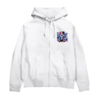 iSysのゲーミング少女ピーシースリー Zip Hoodie