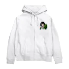 大地の宝物の今日は、ほうれん草で良いですか？ Zip Hoodie