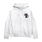 kyomukyomukarenのカラフル猫 Zip Hoodie