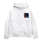 morao777の恐竜バトル Zip Hoodie