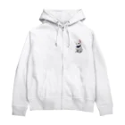 HT1222のしろ Zip Hoodie