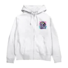 hachicoooのちょい悪ゾウ Zip Hoodie