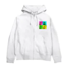 kaedechanのカラフルキャット Zip Hoodie