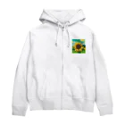 mogumoguuuのひまわり Zip Hoodie