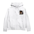 feliceのリビングでごろんとする猫 Zip Hoodie