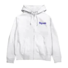 クレイジースマイルズ（公式）のクレスマロゴ青グッズ Zip Hoodie