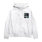 namuhatimanの空を飛ぶコウモリ Zip Hoodie