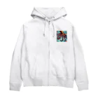 namuhatimanの海を泳いでいるタコ Zip Hoodie